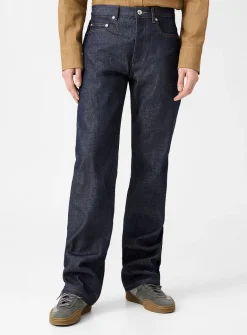 Rescue dark denim straight-leg jean