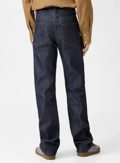 Rescue dark denim straight-leg jean