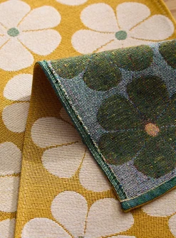 Retro daisies tapestry placemats