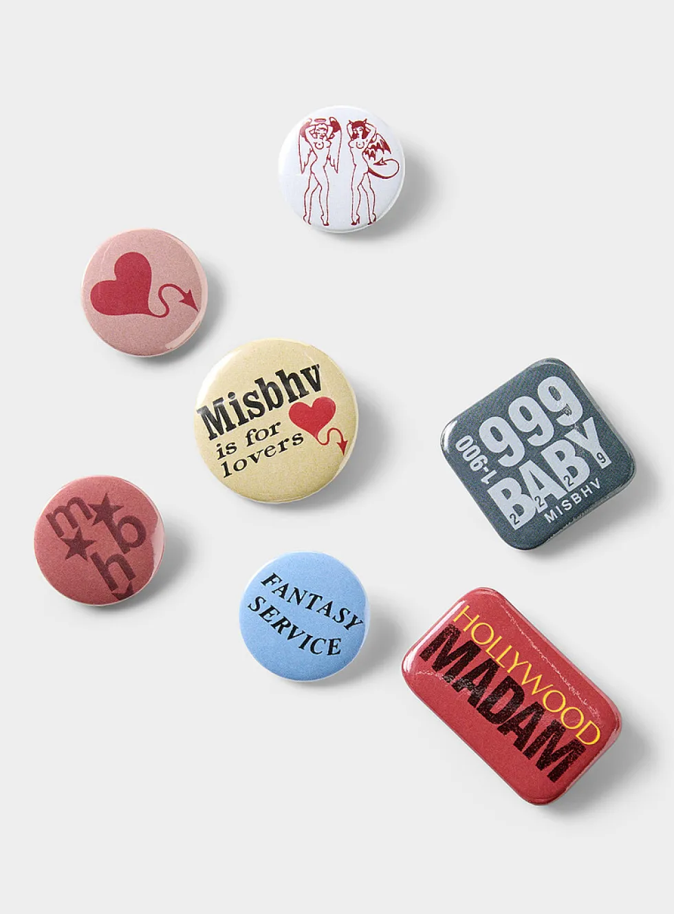 Retro design pins