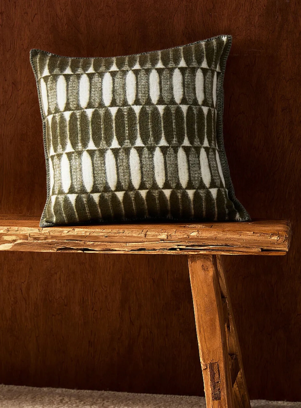 Retro mosaic removable-cover cushion