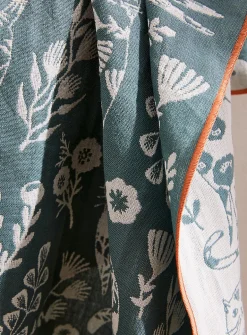 Retro nature jacquard tea towel