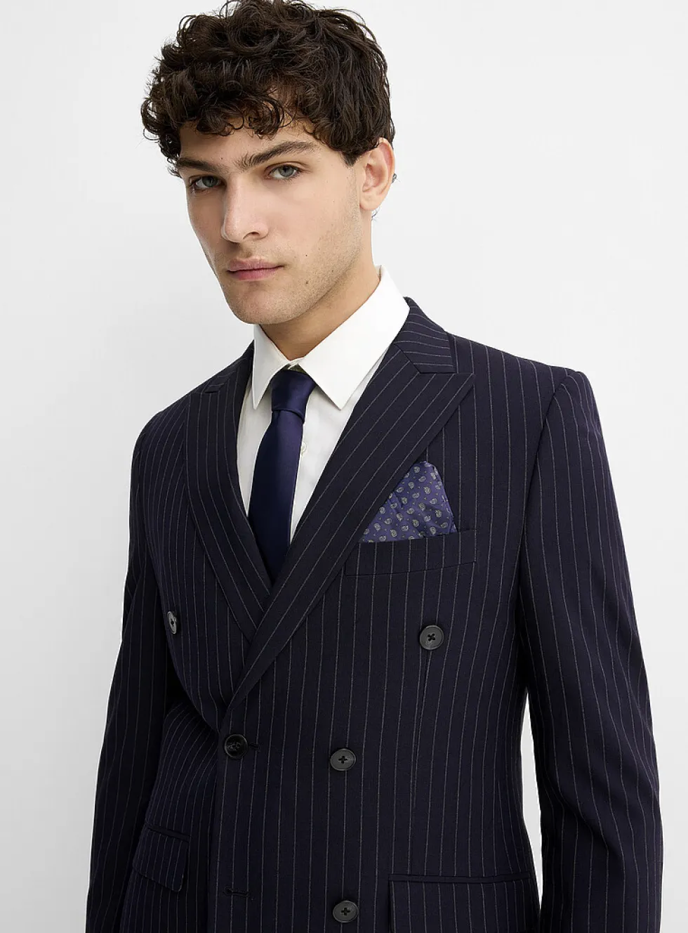 Retro pinstripe suit