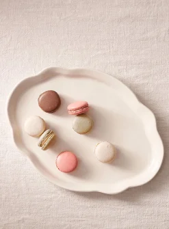 Retro porcelain serving tray