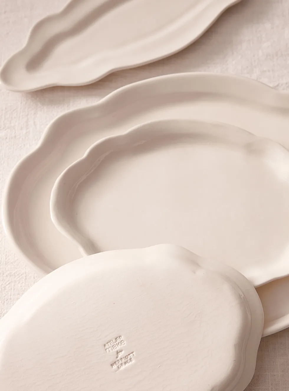 Retro porcelain serving tray