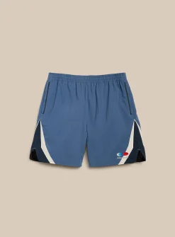Retro woven track short