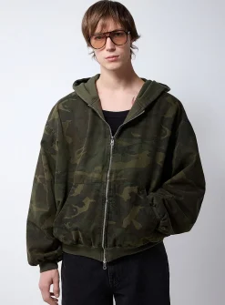 Reversible camouflage jacket