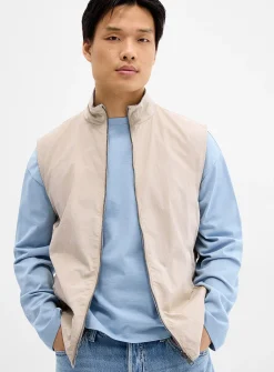 Reversible nylon fabric jacket