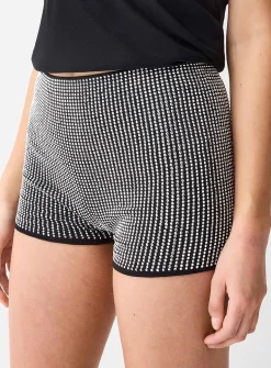 Rhinestones mini short