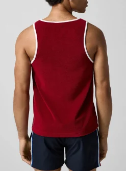 Ribbed Camisole with Contrasting Trim