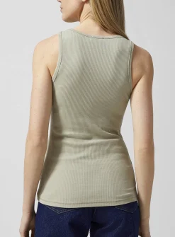 Ribbed jersey cami