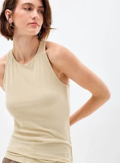 Ribbed jersey soft cami