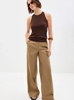 Ribbed jersey soft cami