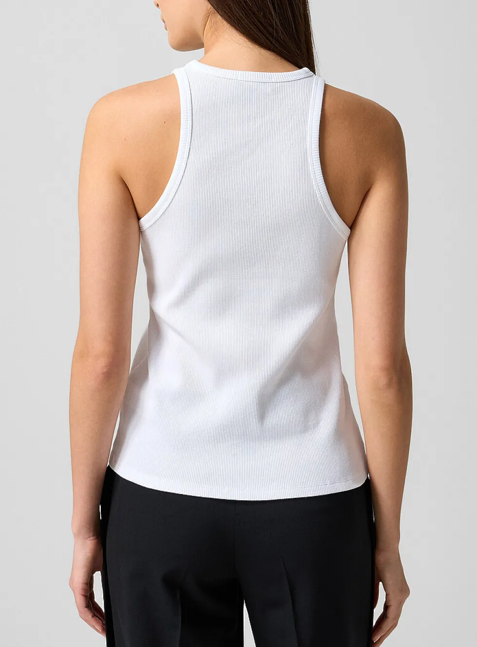 Ribbed organic cotton tank top