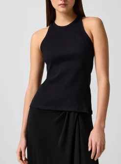 Ribbed organic cotton tank top