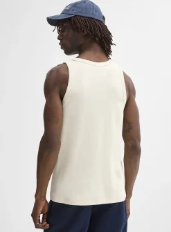 Ribbed stretch jersey tank