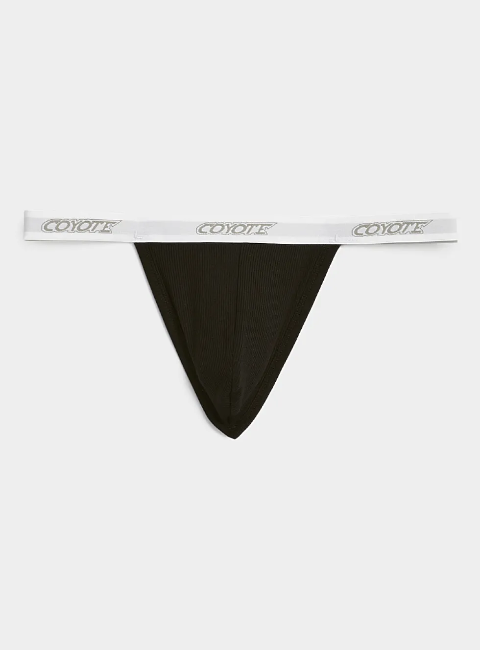 Ribbed thong
