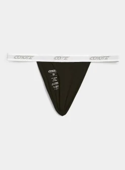 Ribbed thong