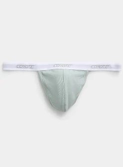 Ribbed thong