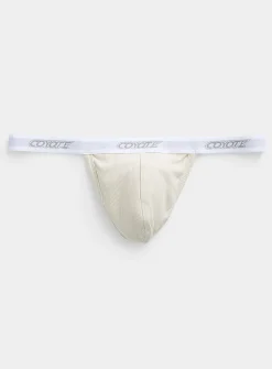 Ribbed thong