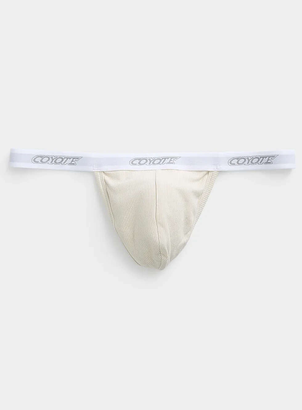Ribbed thong
