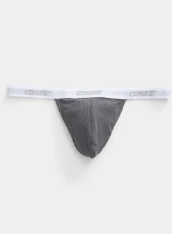 Ribbed thong