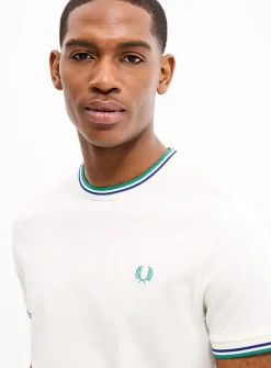 Ribbed trim T-shirt