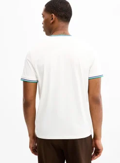 Ribbed trim T-shirt