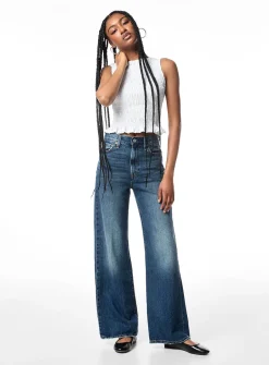 Ribcage wide-leg jean