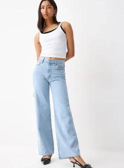 Ribcage wide-leg jean