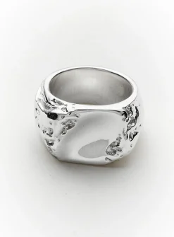 Rivage sterling silver ring