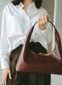 Riviera Hobo croc bag