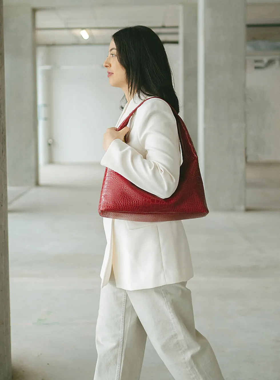 Riviera Hobo croc bag
