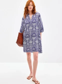Rococo paradise pure linen dress