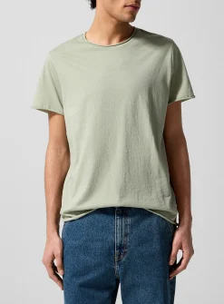 Rolled hem T-shirt