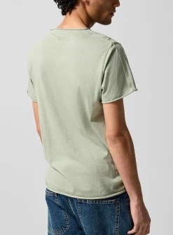 Rolled hem T-shirt