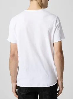 Rolled hem T-shirt