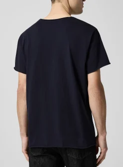 Rolled hem T-shirt