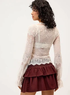 Romantic lace blouse