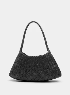 Rosanna braided leather trapezoid bag