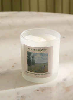 Rose and jasmine scented candle