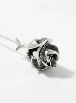 Rose Flower tie pin