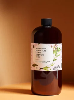 Rosewood and sage hand soap refill