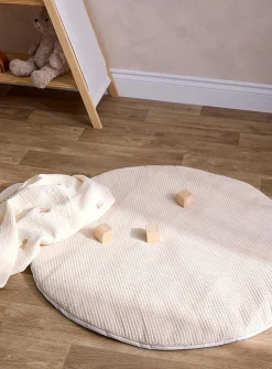 Round waffle play mat