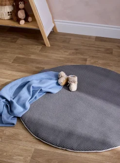 Round waffle play mat
