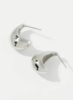 Rounded dome earrings