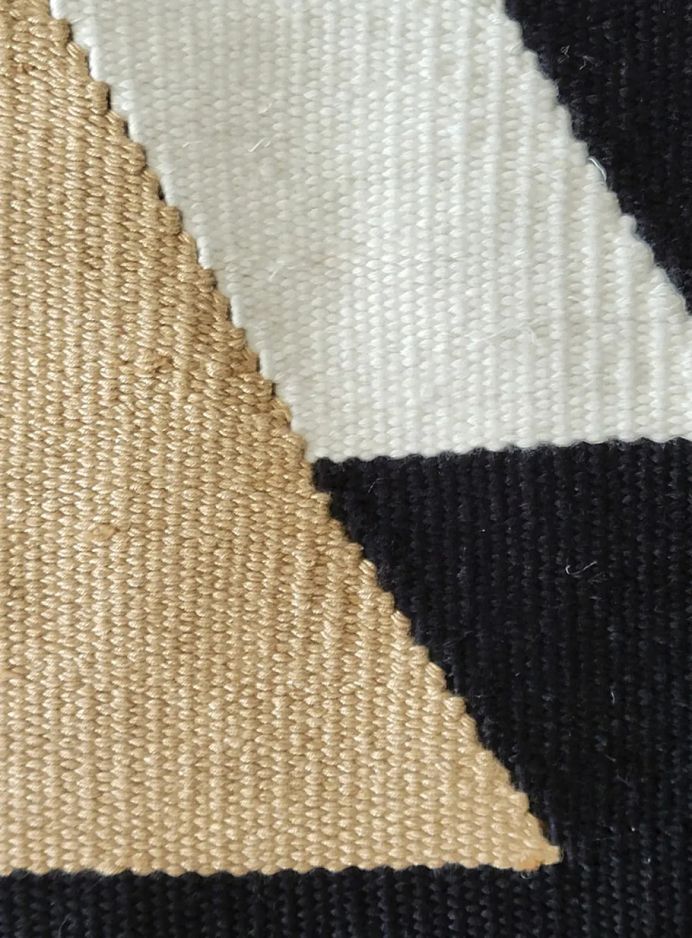 Royal Black woven hallway rug