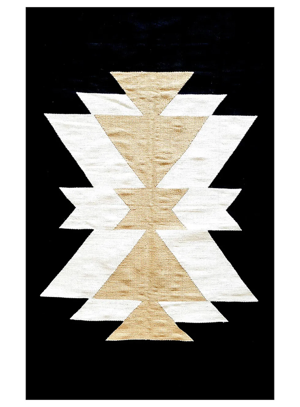 Royal Black woven rug