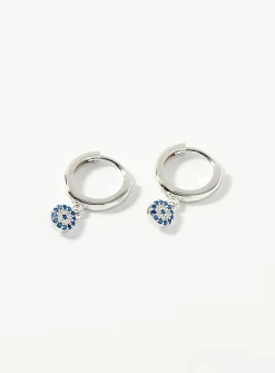 Royal blue stone earrings