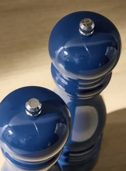 Rubber wood salt and pepper mills